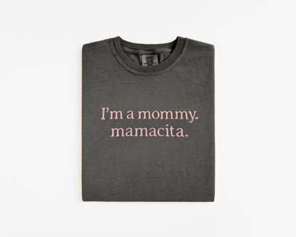 Embroidered Mamacita Shirt | Comfort Colors Oversized Mama T-Shirt