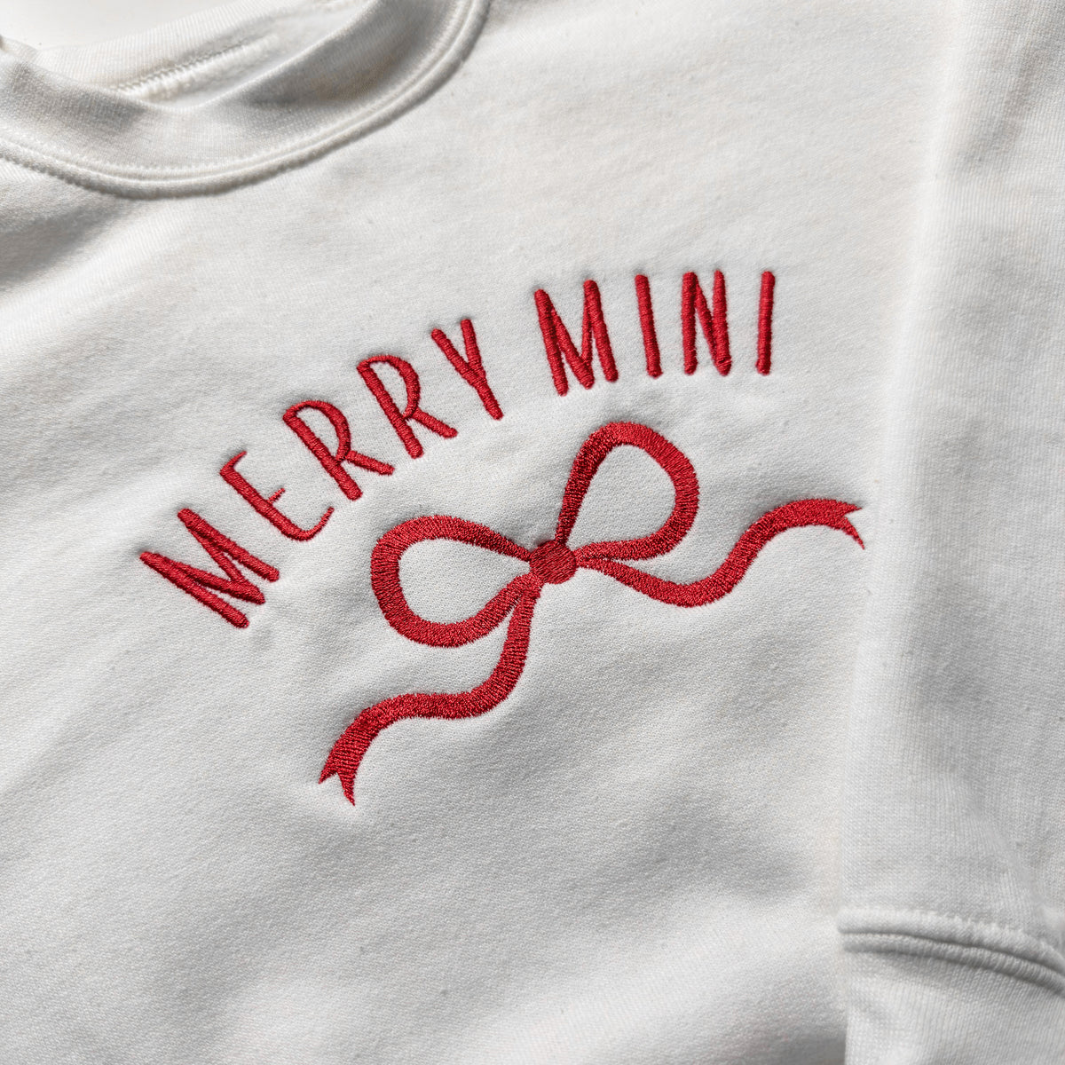 Merry Mama Merry Mini Matching Christmas Sweatshirts & Baby Outfits