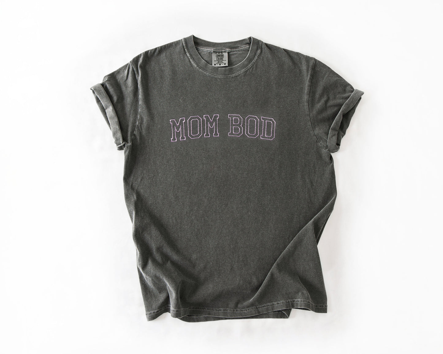 Custom Embroidered "Mom Bod" Oversized Mama T-Shirt