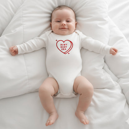 In My Mom Era and Baby Era Candy Heart Sweatshirts & Baby Outfits