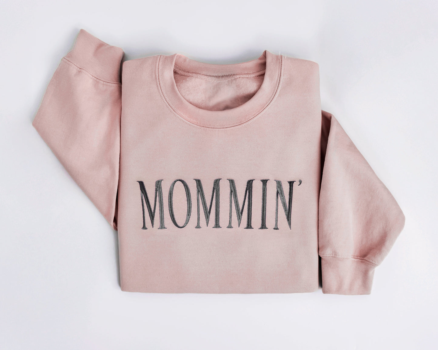 Mommin' Custom Embroidered Mom Sweatshirt