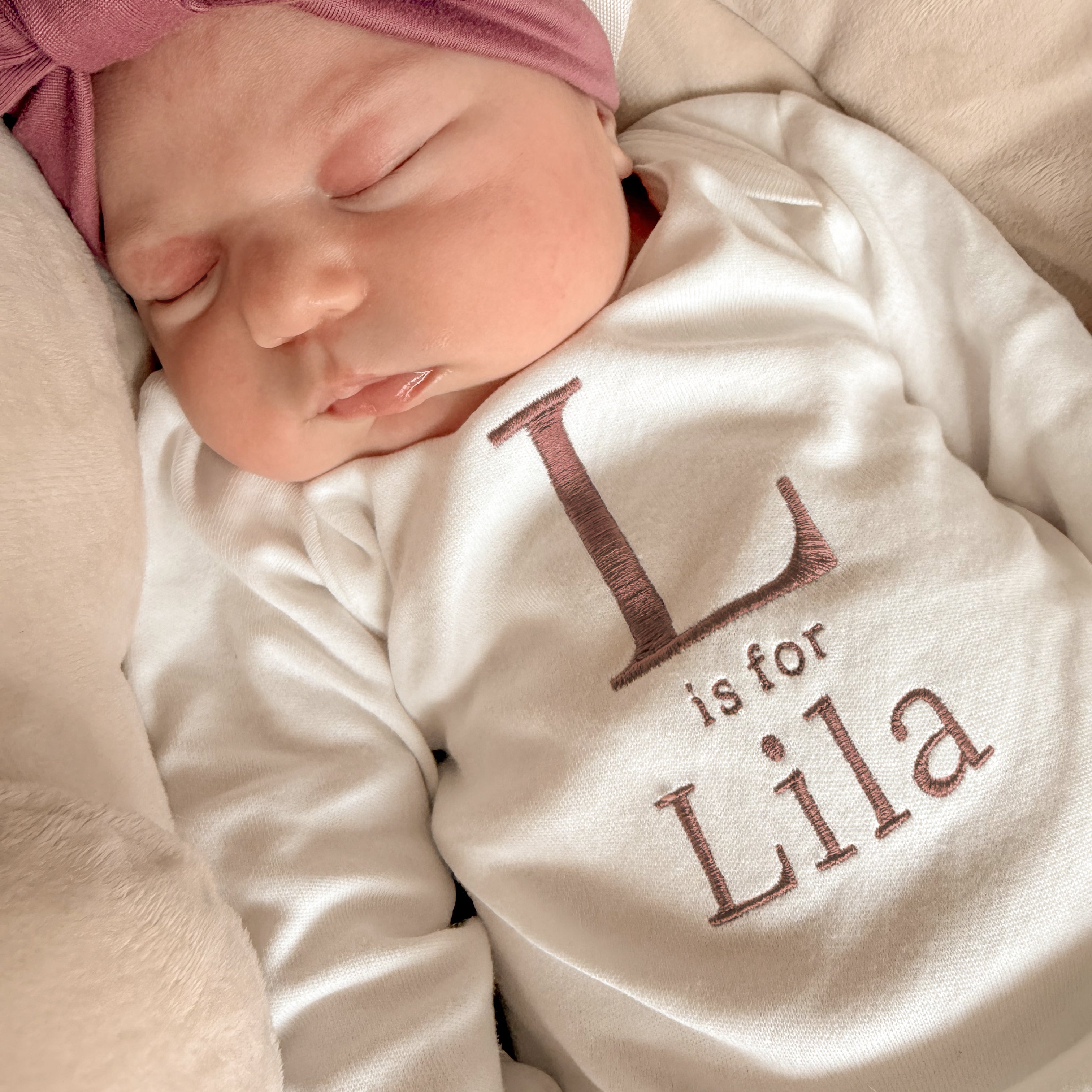 Personalized Monogram Baby Bodysuit, Bubble Romper & Toddler Shirt | Custom Embroidered Name Outfit