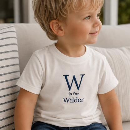 Personalized Monogram Baby Bodysuit, Bubble Romper & Toddler Shirt | Custom Embroidered Name Outfit