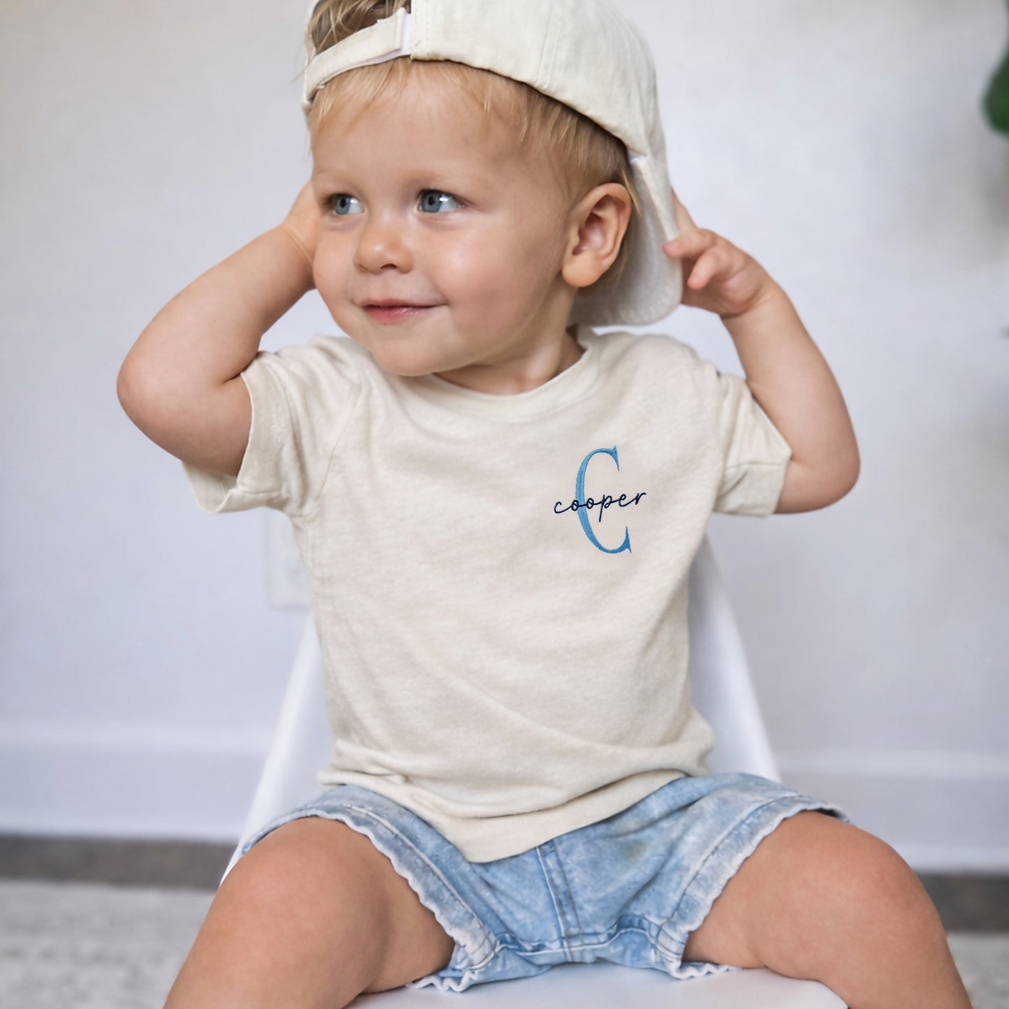 Personalized Embroidered Monogram Family Matching Shirts | Custom Initial Shirts