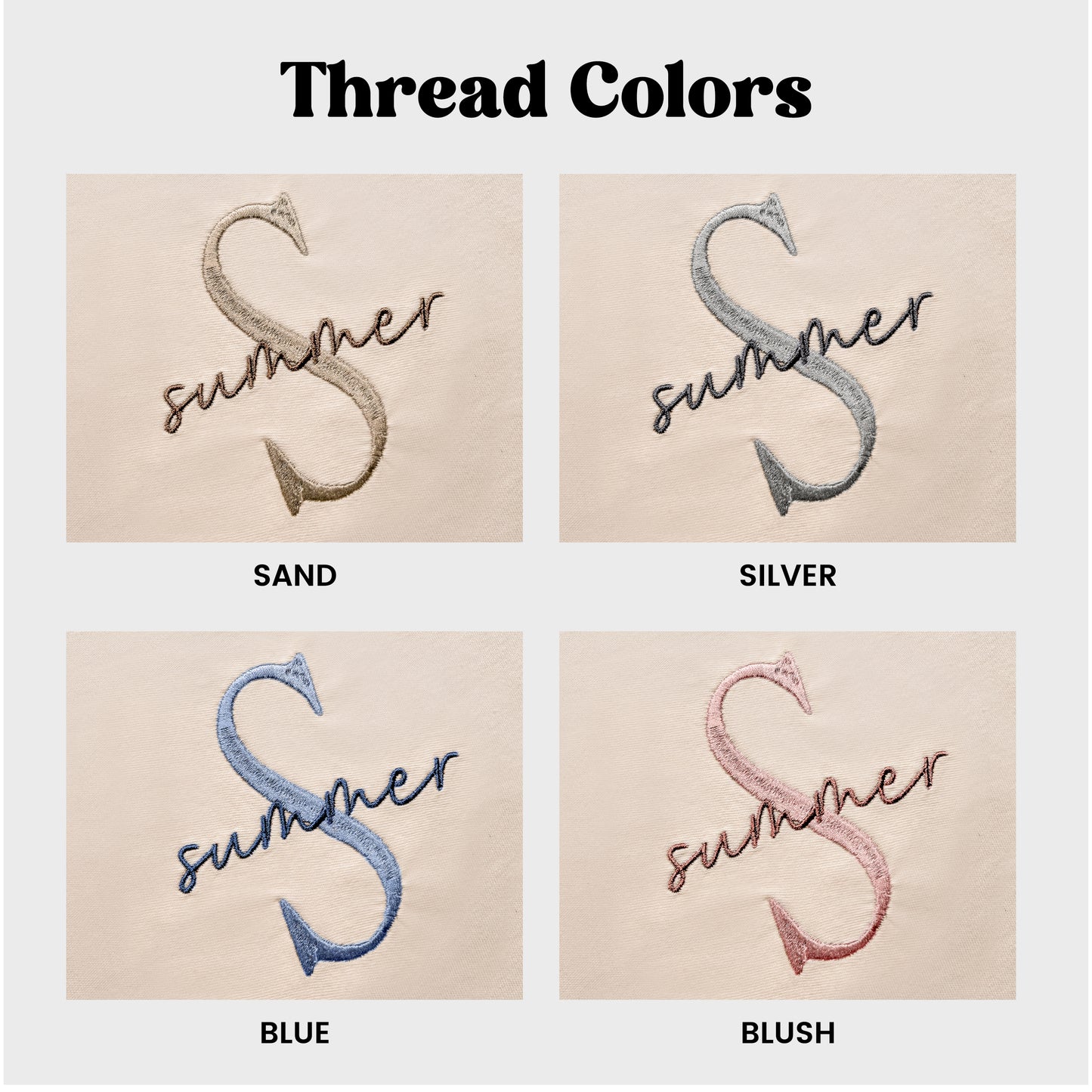 Personalized Embroidered Monogram Family Matching Shirts | Custom Initial Shirts