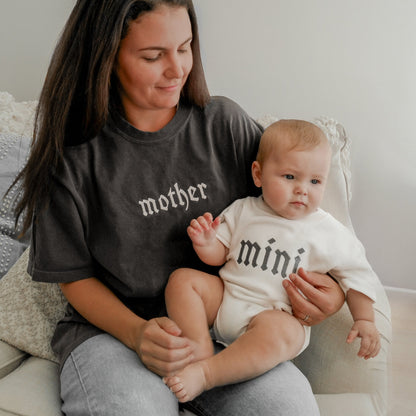 Mother + Mini Embroidered Tees and Baby Outfits