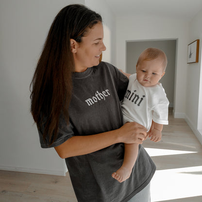 Mother + Mini Embroidered Tees and Baby Outfits