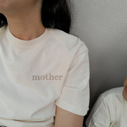 Mother & Little Matching Shirts | Neutral Mommy and Me Outfit