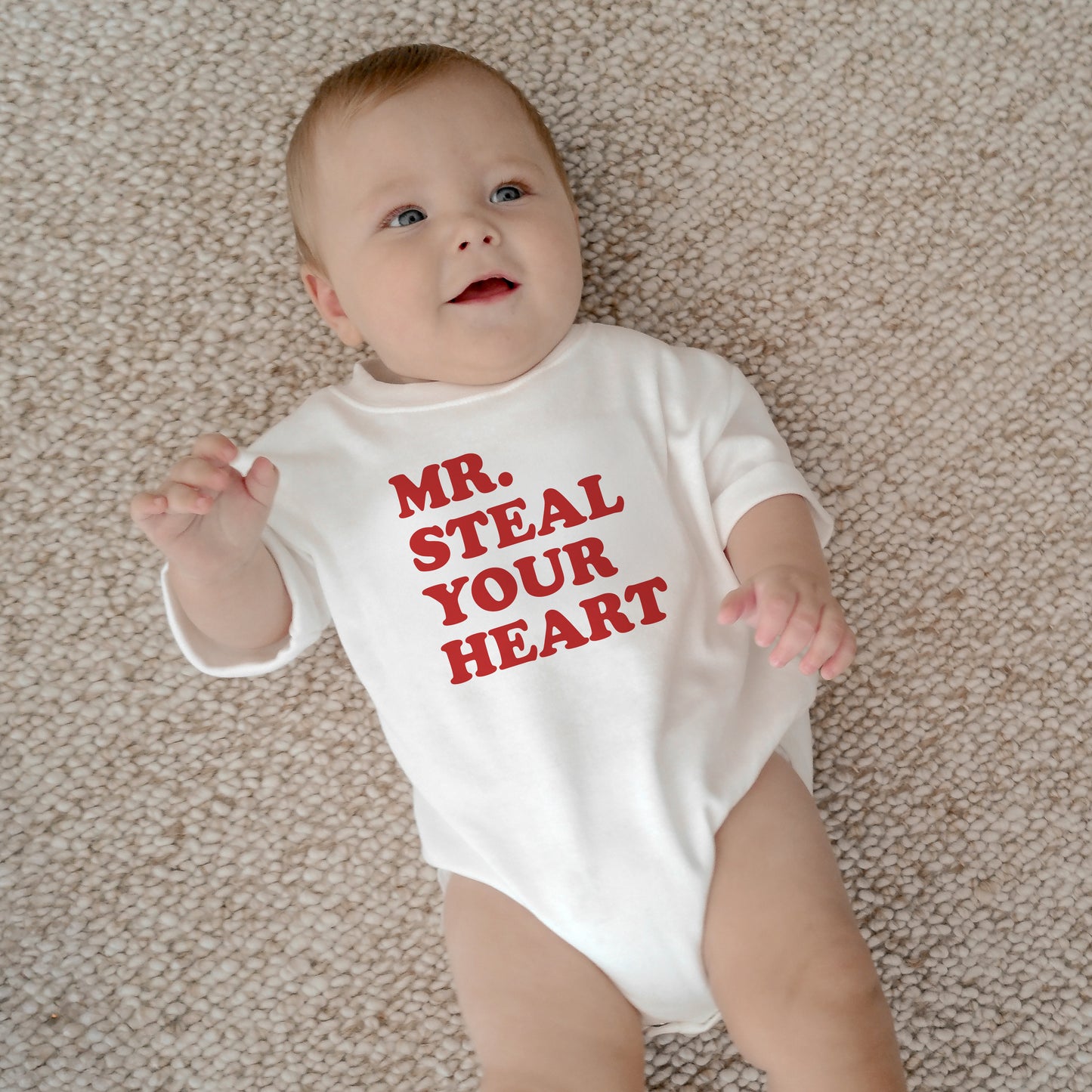Mr. Steal Your Heart Toddler Tees and Baby Outfits