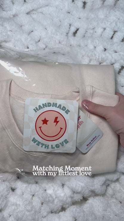 In My Mom Era & In My Baby Era Matching Embroidered Outfits