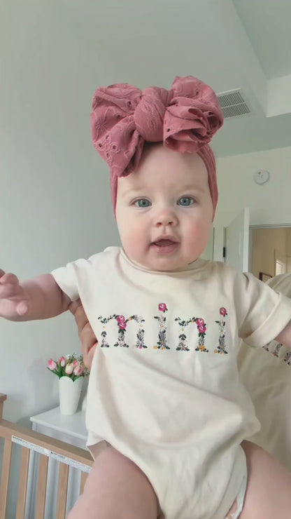 Floral Mama & Mini Matching Shirts | Embroidered Mommy and Me Outfit