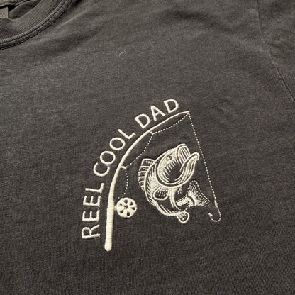 Matching Fishing Shirts | Reel Cool Dad & Kid Embroidered Tees
