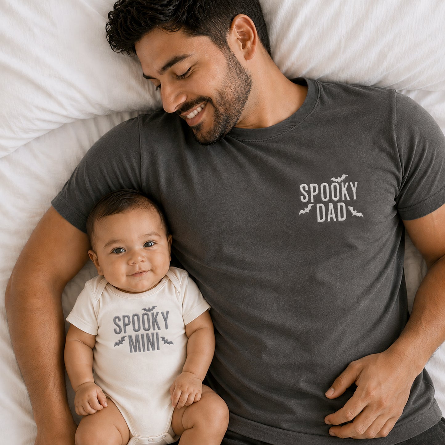 Embroidered Family Matching Halloween Shirts | Spooky Mama, Spooky Dad & Spooky Mini Matching Shirts