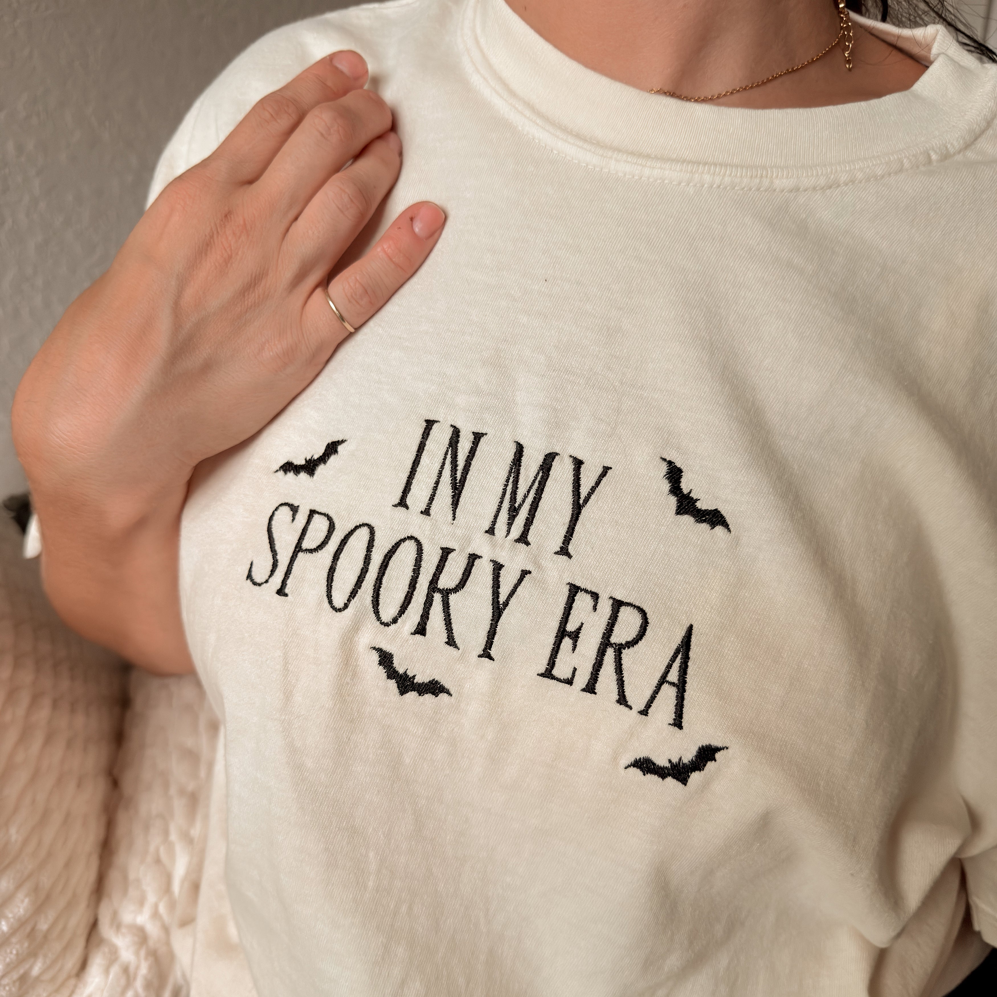 In My Spooky Era Matching Family Shirts | Embroidered Halloween Family Tees