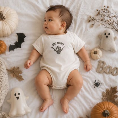 Embroidered Stay Spooky Matching Halloween Shirts
