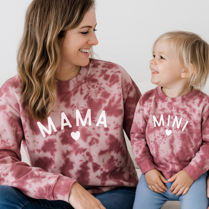 Pink Tie Dye Mama and Mini Matching Set