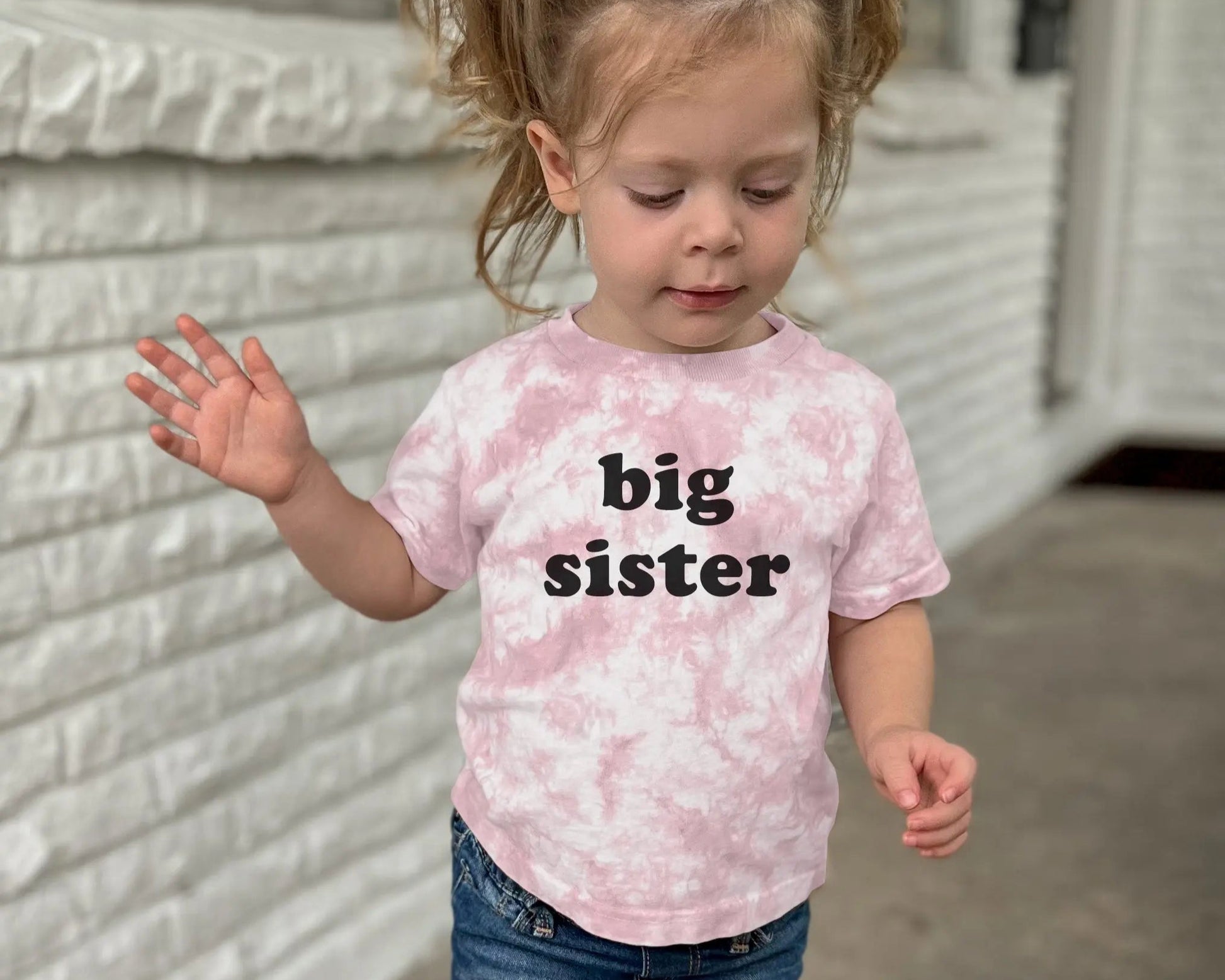matching tie dye t-shirts siblings little sister little brother big sister big brother newborn baby shower new baby gift big sister shirt family matching