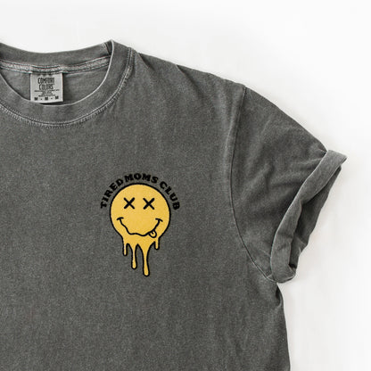 Tired Moms Club Embroidered T-Shirt