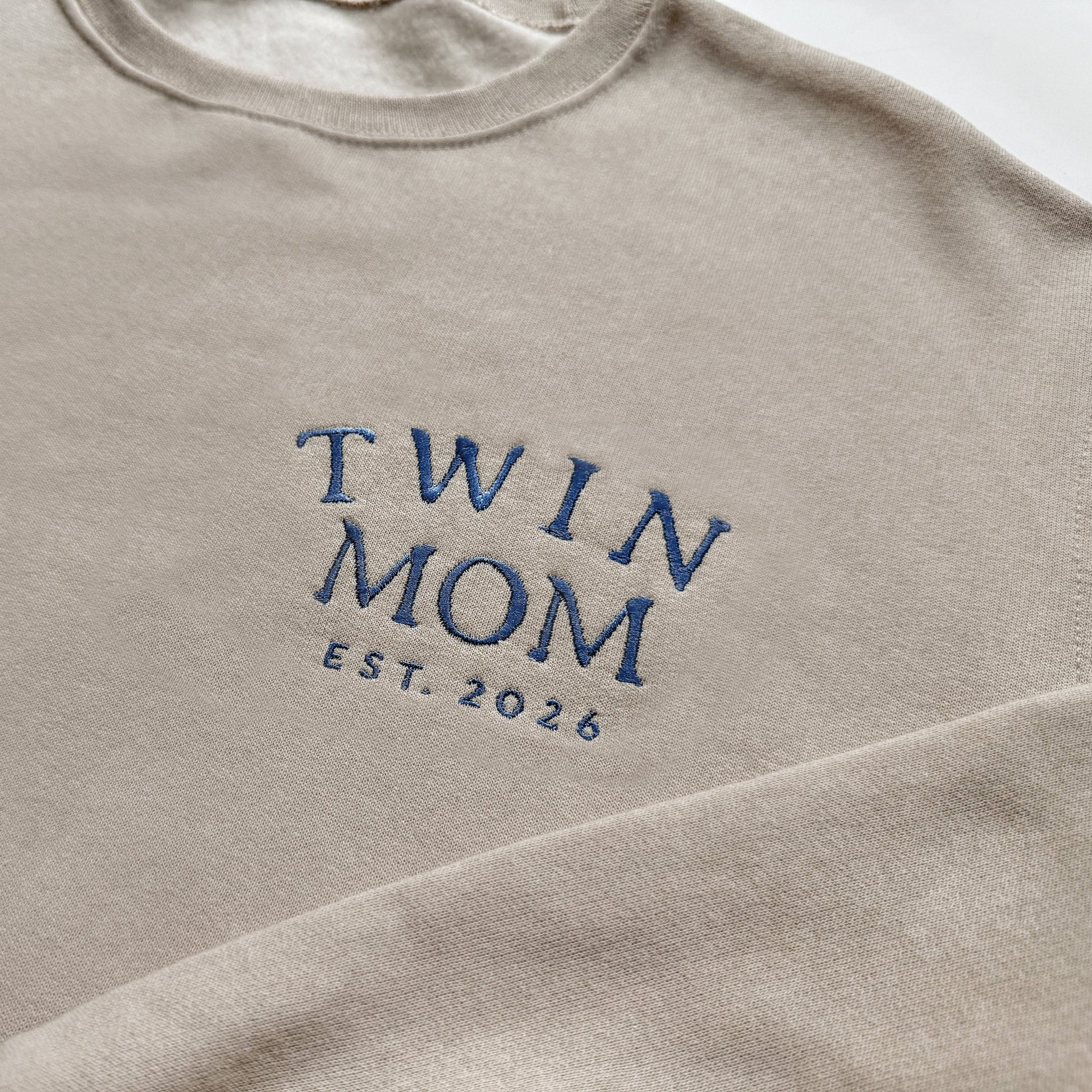 twin mom sweatshirt, gift for twin mom, mom of twins gift, twin mom crewneck, new mom shirt, personalized sweatshirt