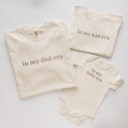 In My Dad Era Matching Set | Dad & Me Embroidered Shirts